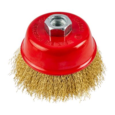Wire Cup Brush Crimped 100mmxm14 Bulk